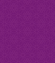 Neutral Seamless Linear Flourish Pattern.