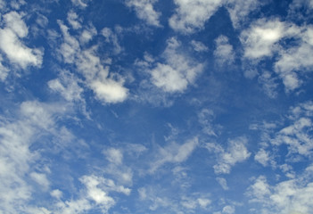 Fototapeta premium Sky, blue sky, white clouds, naturally.
