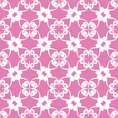 Seamless abstract floral pattern
