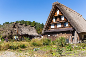 Fototapeta na wymiar Shirakawa-go Historic Japanese village