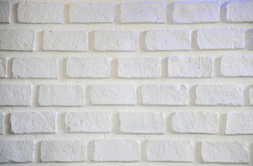 White brick wall texture