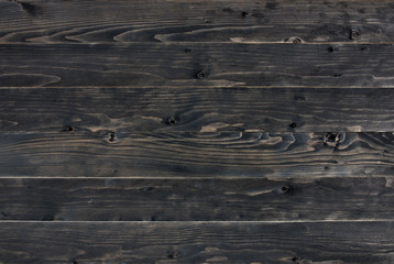 top view dark or black vintage wood table, wall or floor on hori
