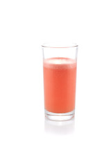 fresh juice on a white background