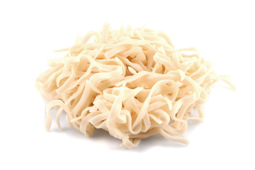 noodles on a white background