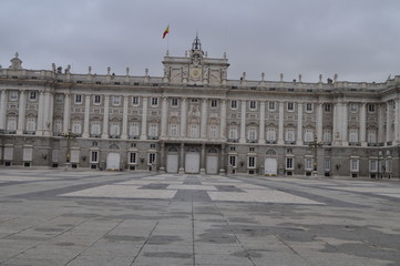 Fototapeta na wymiar Palazzo Reale - Madrid