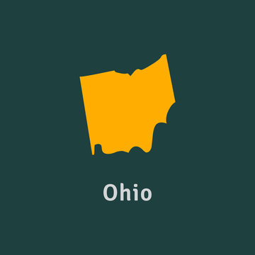 region icon of USA. ohio