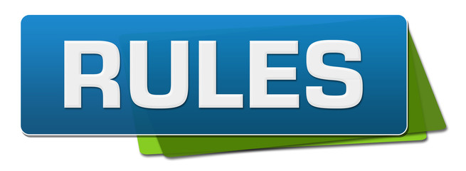 Rules Green Blue Rounded Squares 