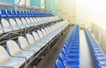 Afwasbaar Fotobehang Stadion aantal zitplaatsen op de tribune