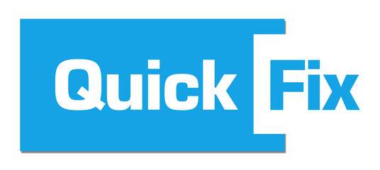 Quick Fix Blue Abstract Stripe 