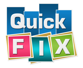 Quick Fix Colorful Squares Stripes 