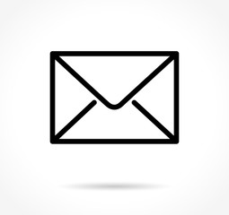 envelope thin line icon