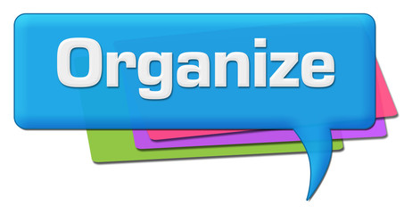 Organize Colorful Comment Symbol 