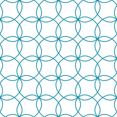 Abstract geometric blue hipster deco art pattern