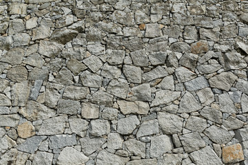 Wall of stones texture
