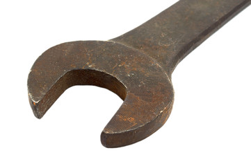 Wrench (spanner) isolated on white background 