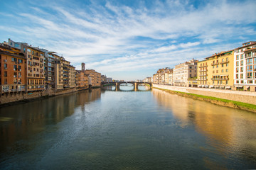 Fototapeta na wymiar Vista da ponte vecchio, Firenze.