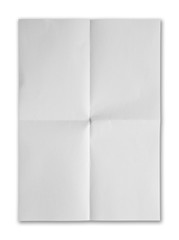 Blank white paper