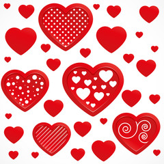 collection coeur rouge