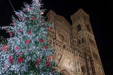 Foto op Canvas cathedral of Florence at chirstmas, Italy © Dominik