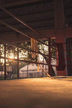Old boxing ring