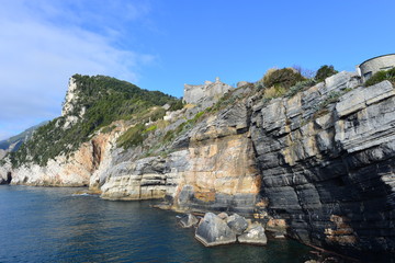 Fototapeta na wymiar Küstenlandschaft Cinque Terre im Ligurischen Meer