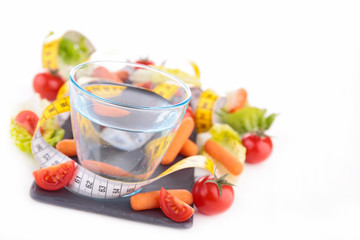 water, diet concept