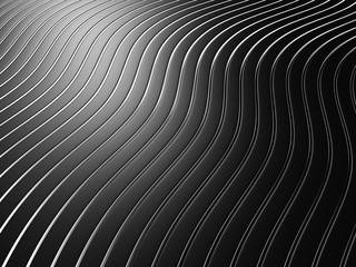 Dark silver metallic stripe background