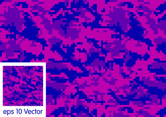 Camouflage pattern, vector
