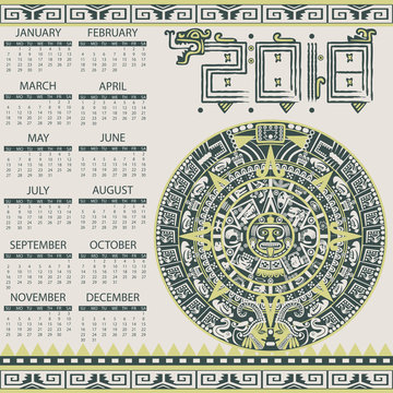 Aztec calendar 2018