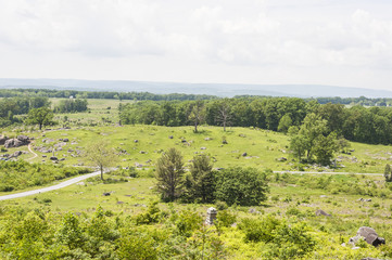 Fototapeta na wymiar Gettysburg National Military Park