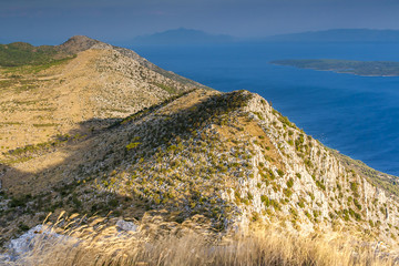 Sveti Nikola highest peak on the island of Hvar