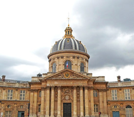 Fototapeta na wymiar The Institut de France in Paris, France