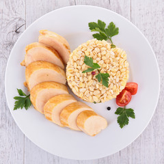 chicken and barley