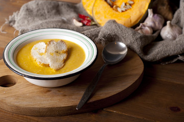hot spicy pumpkin soup