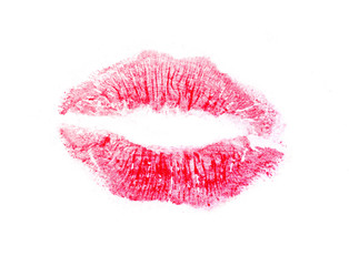Lipstick kiss