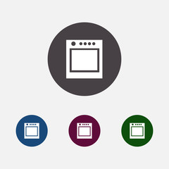 cooker icon illustration vector