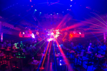 Obraz na płótnie Canvas blur club party