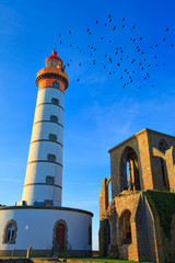 Naklejka premium Pointe saint Mathieu, Finistère