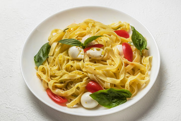 モッツァレラチーズのパスタ　Pasta Italian food 