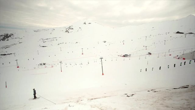 Tourists come here to ski, snowboard and have fun, they use the ski lift  to go to the top. Ski Pucon is a ski field situated close to the Volcan Villarrica. 