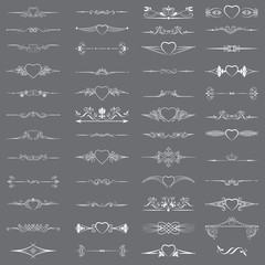 A set of dividers for decoration and sate velocity.