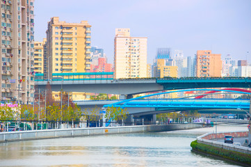 Naklejka premium Shanghai residential district, China