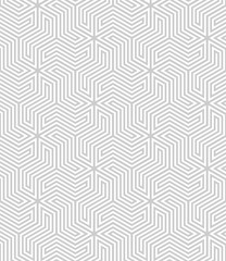 Vector seamless pattern. Modern stylish texture. Geometric pattern with hexagonal tiles.