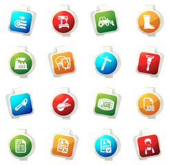 Job icons set