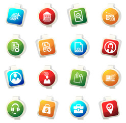 Job icons set
