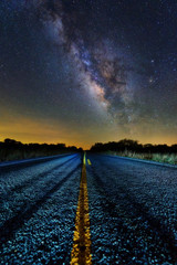 Milky way middle of the road
