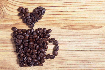 Roasted coffee beans