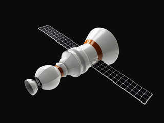 3d Illustration of Satellite communications