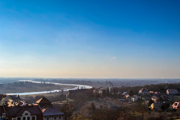 Panorama miasta Sandomierza, Polska