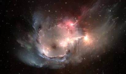 Weltraumnebel zur Verwendung mit Projekten in Wissenschaft, Forschung und Bildung. © Peter Jurik